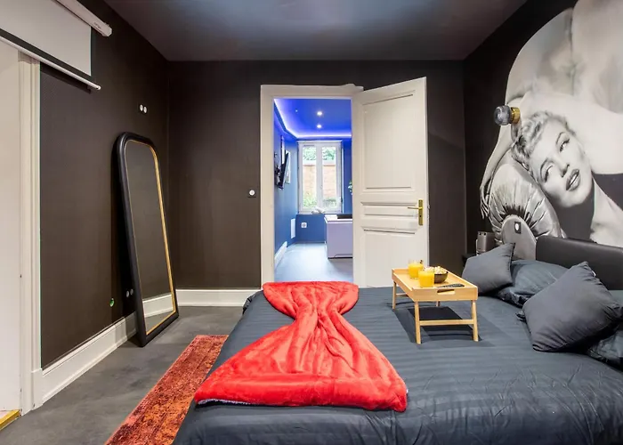 Hollywood Night-jacuzzi & Private Movie Theater * Мюлуз